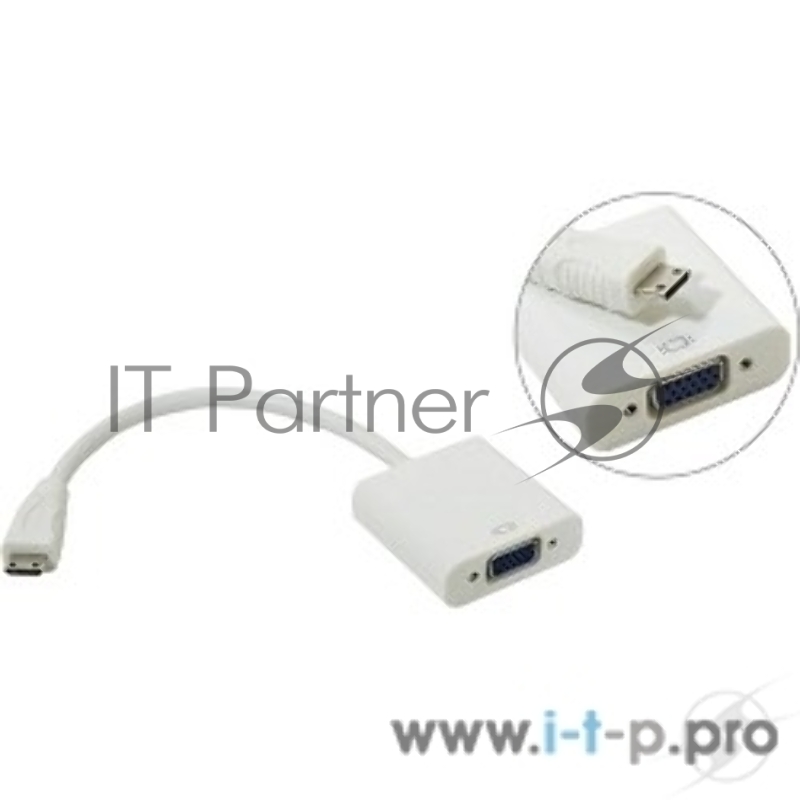 Кабель-переходник Telecom Mini HDMI M=)VGA F 0.15m (TA592)