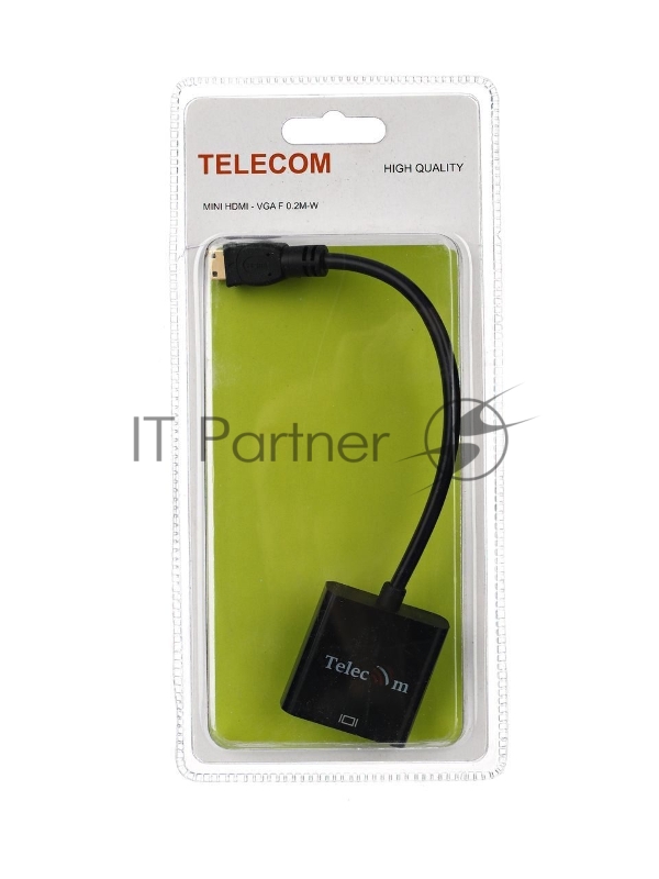 Кабель-переходник Telecom Mini HDMI M=)VGA F 0.15m (TA592)
