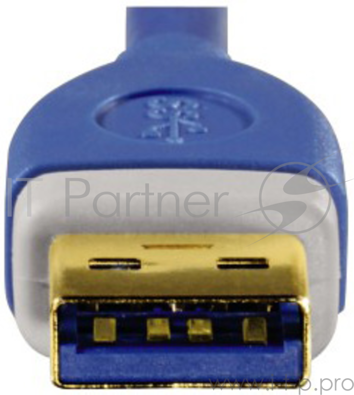 Кабель Hama H-39676 USB 3.0 A-A (m-m) 1.8 м позолоченные контакты экранированный 5 Гбит/с 3зв синий