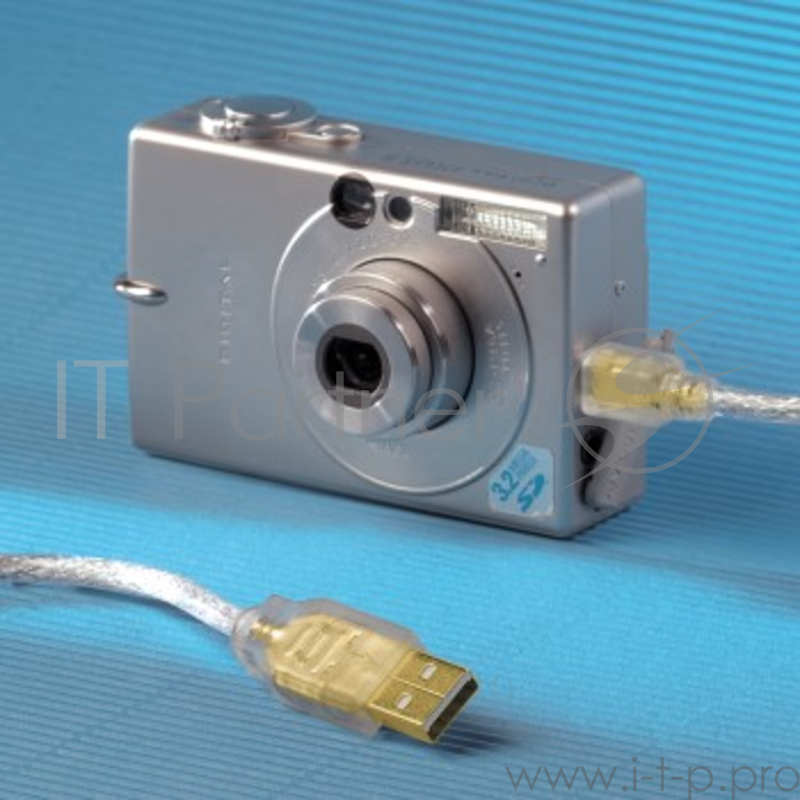 Кабель Hama H-41533 USB 2.0 A-mini B 1.8 м прозрачный 5зв