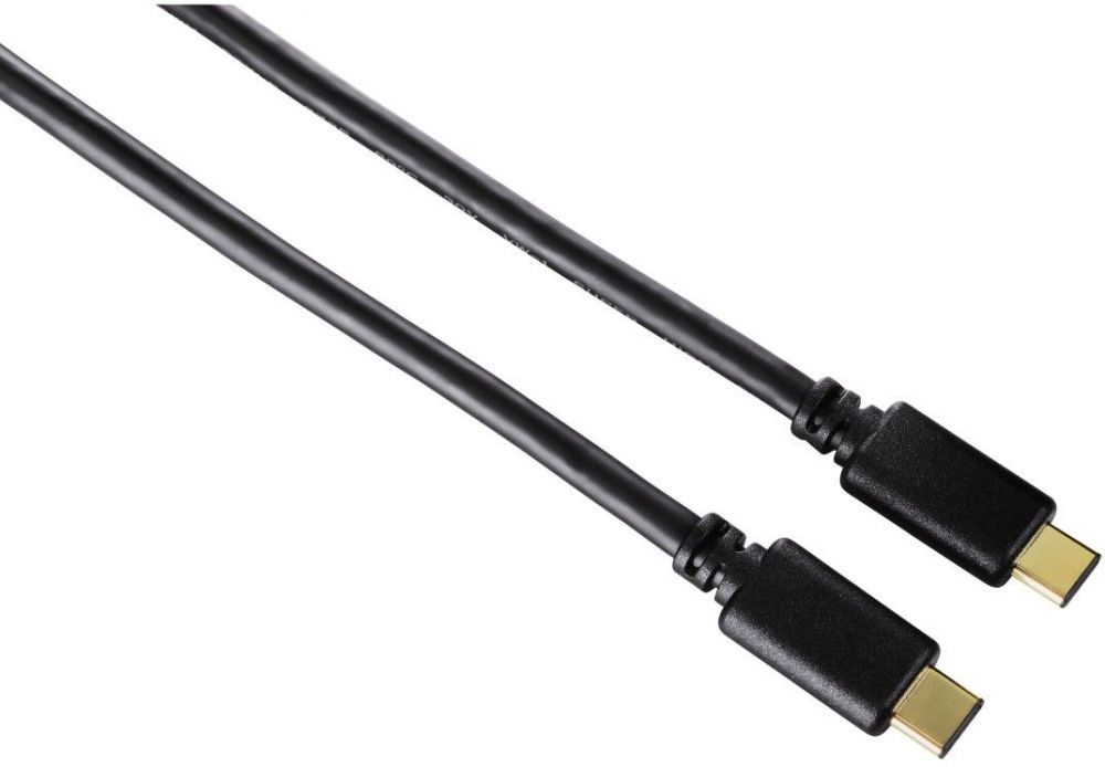 Кабель Hama 00135719 USB Type-C-USB Type-C черный 0.75м