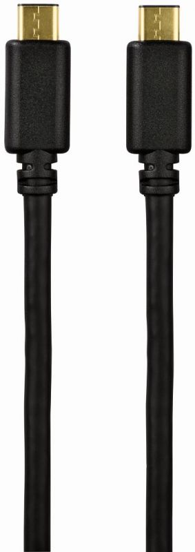 Кабель Hama 00135719 USB Type-C-USB Type-C черный 0.75м