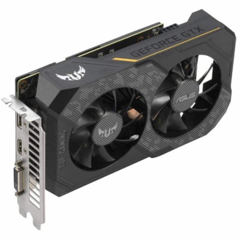 Видеокарта ASUS GeForce GTX 1660 6ГБ TUF-GTX1660-O6G (GeForce GTX 1660, DDR5, DVI, HDMI, DP) (PCI-E)