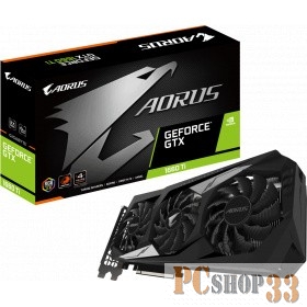 Видеокарта GIGABYTE GeForce GTX 1660 Ti AORUS 6G 6ГБ GV-N166TAORUS-6GD (GeForce GTX 1660 Ti, DDR6, HDMI, 3xDP) (PCI-E)