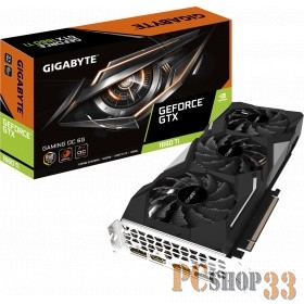 Видеокарта GIGABYTE GeForce GTX 1660 Ti GAMING OC 6G 6ГБ GV-N166TGAMING OC-6GD (GeForce GTX 1660 Ti, DDR6, HDMI, 3xDP) (PCI-E)