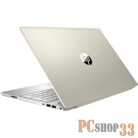 Ноутбук HP Pavilion 15-cs0000ur 4GP12EA (Pentium 4415U-2.30ГГц, 4ГБ, 1ТБ, HDG, LAN, WiFi, BT, WebCam, 15.6 1920x1080, W10 H), серебр.-золотистый