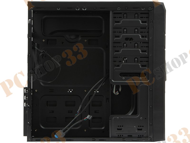 Корпус Miditower Aerocool V2X Blue, ATX, черно-синий (без БП)