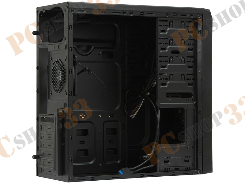 Корпус Miditower Aerocool V2X Blue, ATX, черно-синий (без БП)