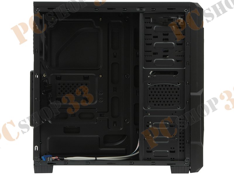 Корпус Miditower Aerocool Vs-1 Window, ATX, черный (без БП)