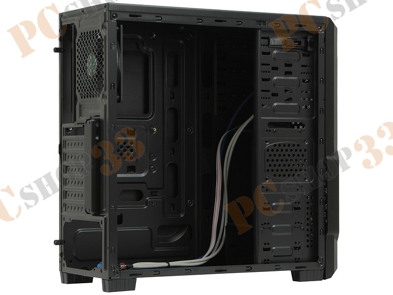 Корпус Miditower Aerocool Vs-1 Window, ATX, черный (без БП)