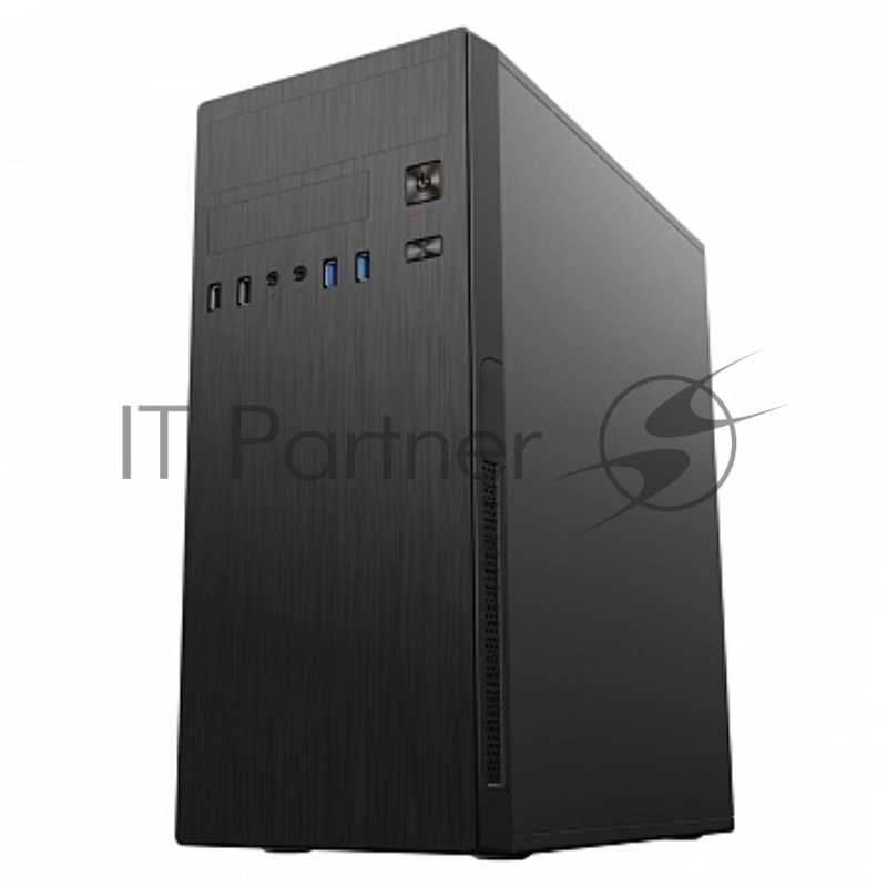 Корпус Miditower Powerman DA-812BK, ATX, черный (500Вт)
