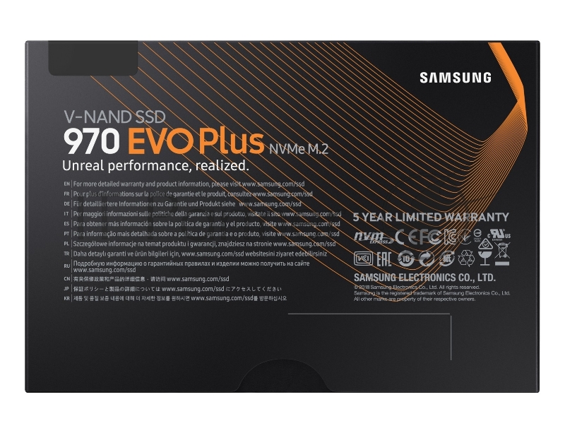 SSD диск 500ГБ M.2 Samsung 970 EVO Plus MZ-V7S500BW (PCI-E)