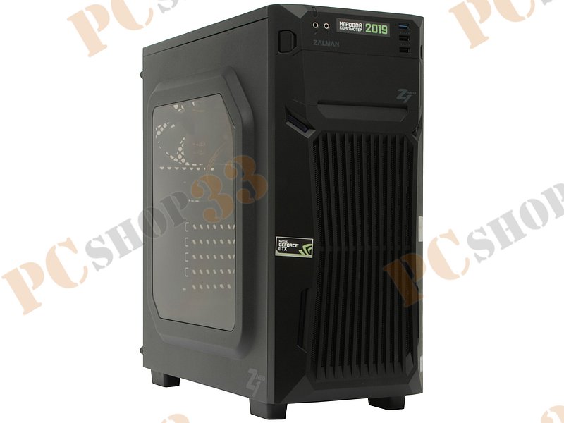 Компьютер FLEXTRON Energo (Ci3-8100-3.60ГГц/PRIME H310M-K/8ГБ/120ГБ/1ТБ/4ГБ GTX1050Ti/W10 H) (904911)