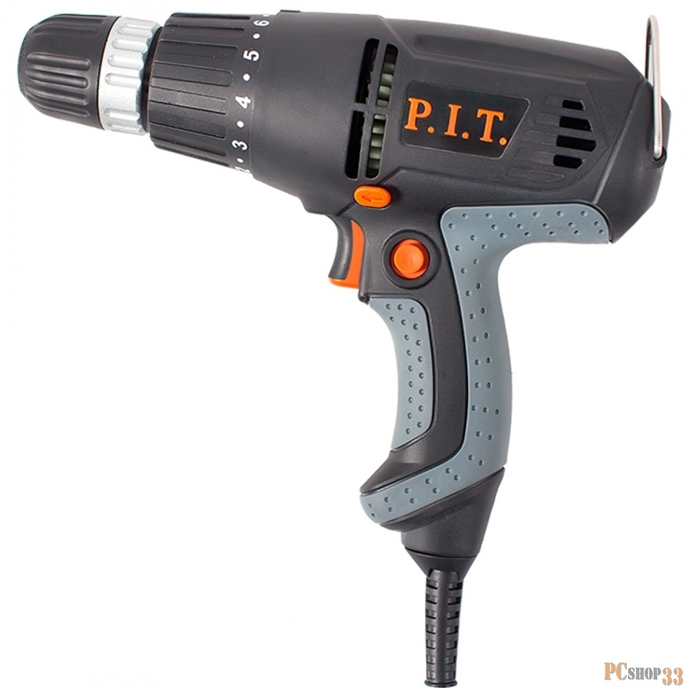 Дрель, Шуруповерт P.I.T Дрель шуруповерт сетев PBM10-C1 МАСТЕР (400Вт,0-800об/мин.) PBM10-C1