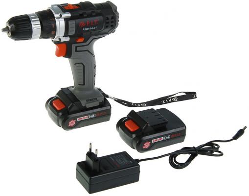 Дрель, Шуруповерт P.I.T Шуруповерт PSR 14.4-D1 СТАНДАРТ (14,4В, 2 Li акк.1,5Ач,2 ск,26Нм,быстр.зарядка,кейс) PSR14.4-D1
