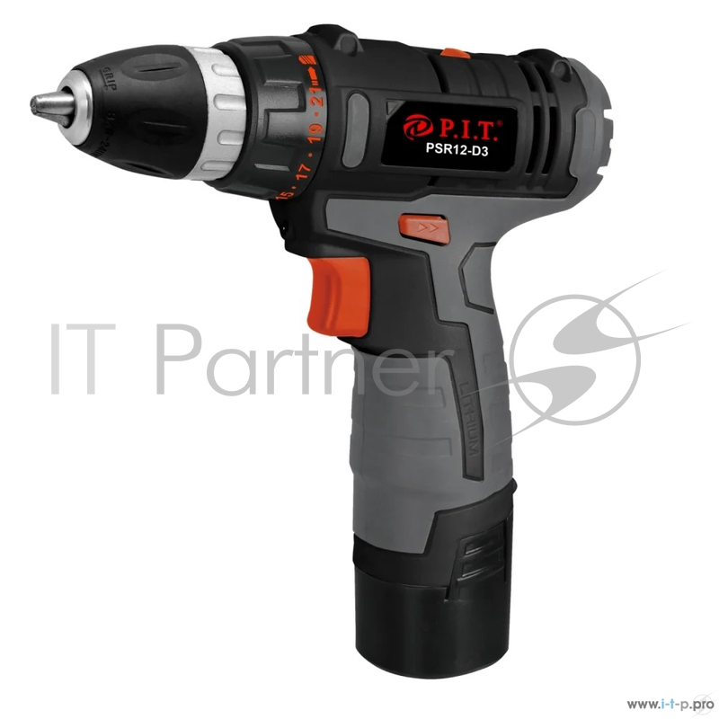 Дрель, Шуруповерт P.I.T Шуруповерт PSR 12-D3 (12В, 2 Li акк.1,5Ач,2 ск,22Нм,быстр.зарядка,кейс, пистолет) PSR 12-D3