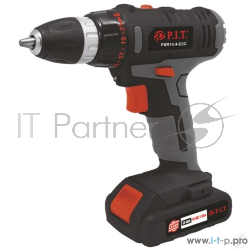 Дрель, Шуруповерт P.I.T Шуруповерт PSR 14.4-D2C (14В, 1 Li акк.1,5Ач,2 ск,28Нм,быстр.зарядка,коробка) PSR 14.4-D2C