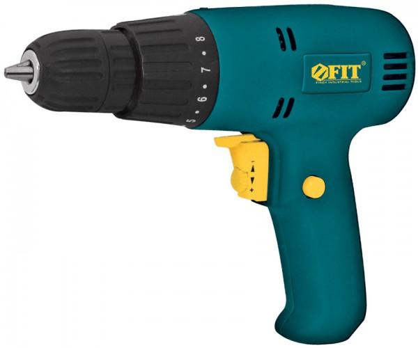 Отвертки аккумуляторные FIT ES-281 Дрель-Шуруповерт Эл. {280 Вт 0-750 об/мин БзП 10 мм 14,0 Нм 15+1 короб.} 80011