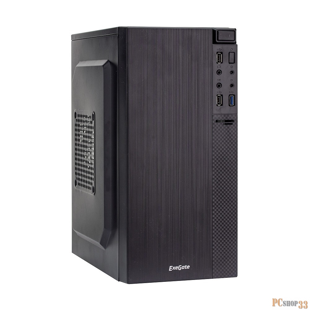 Корпуса Exegate EX277807RUS Корпус Minitower BAA-104U Black, mATX, без БП, 2*USB+1*USB3.0, Audio