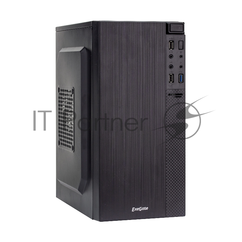 Корпуса Exegate EX277805RUS Корпус Minitower BAA-104U Black, mATX, AAA400, 80mm, 2*USB+1*USB3.0, Audio