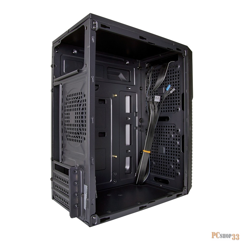 Корпуса Exegate EX277799RUS Корпус Minitower BAA-103 Black, mATX, AAA450, 80mm, 2*USB, Audio