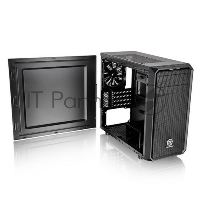 Корпус Case Tt Versa H15 черный w/o PSU mATX 4x120mm 1xUSB2.0 1xUSB3.0 audio bott PSU CA-1D4-00S1NN-00