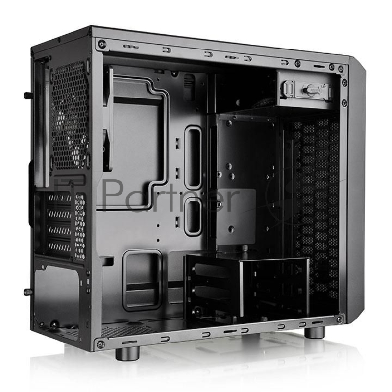 Корпус Case Tt Versa H15 черный w/o PSU mATX 4x120mm 1xUSB2.0 1xUSB3.0 audio bott PSU CA-1D4-00S1NN-00