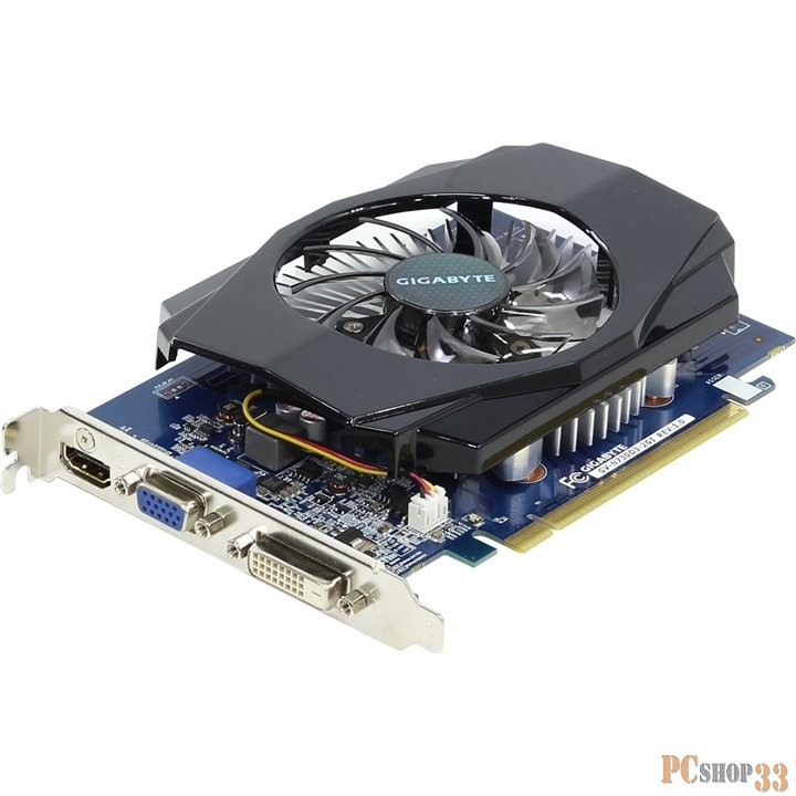 Видеокарта Gigabyte GV-N730D3-2GI V.3 (RTL) {GT730, 2Gb, DDR3, 128 bit, PCI-E, D-Sub+DVI+HDMI }