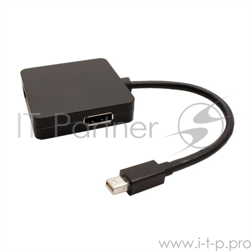 Переходник ORIENT Кабель-адаптер Mini DisplayPort M C305B - HDMI/ DVI-I/ DisplayPort, длина 0.2 метра, черный
