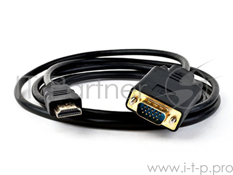 Переходник ORIENT Кабель-адаптер HDMI M C702 -- VGA 15M, длина 1.8 метра, черный
