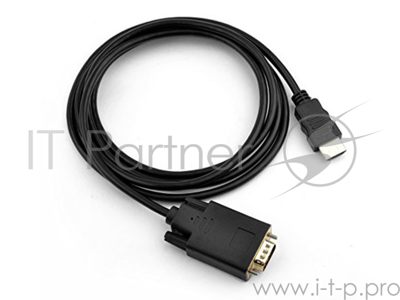 Переходник ORIENT Кабель-адаптер HDMI M C702 -- VGA 15M, длина 1.8 метра, черный