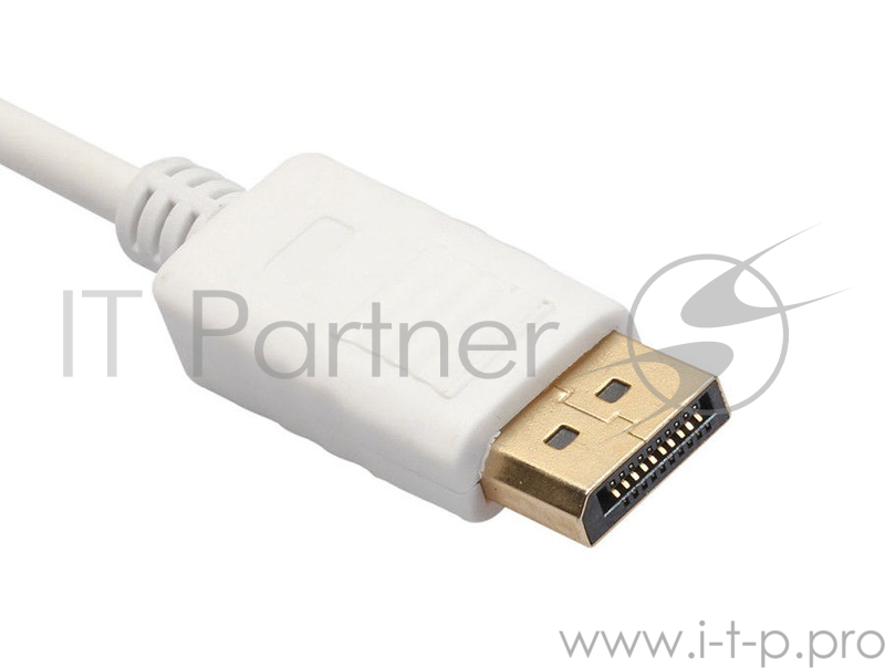 Переходник ORIENT Кабель-адаптер DisplayPort M C309W - HDMI/ DVI-I/ VGA, длина 0.2 метра, белый (30742)