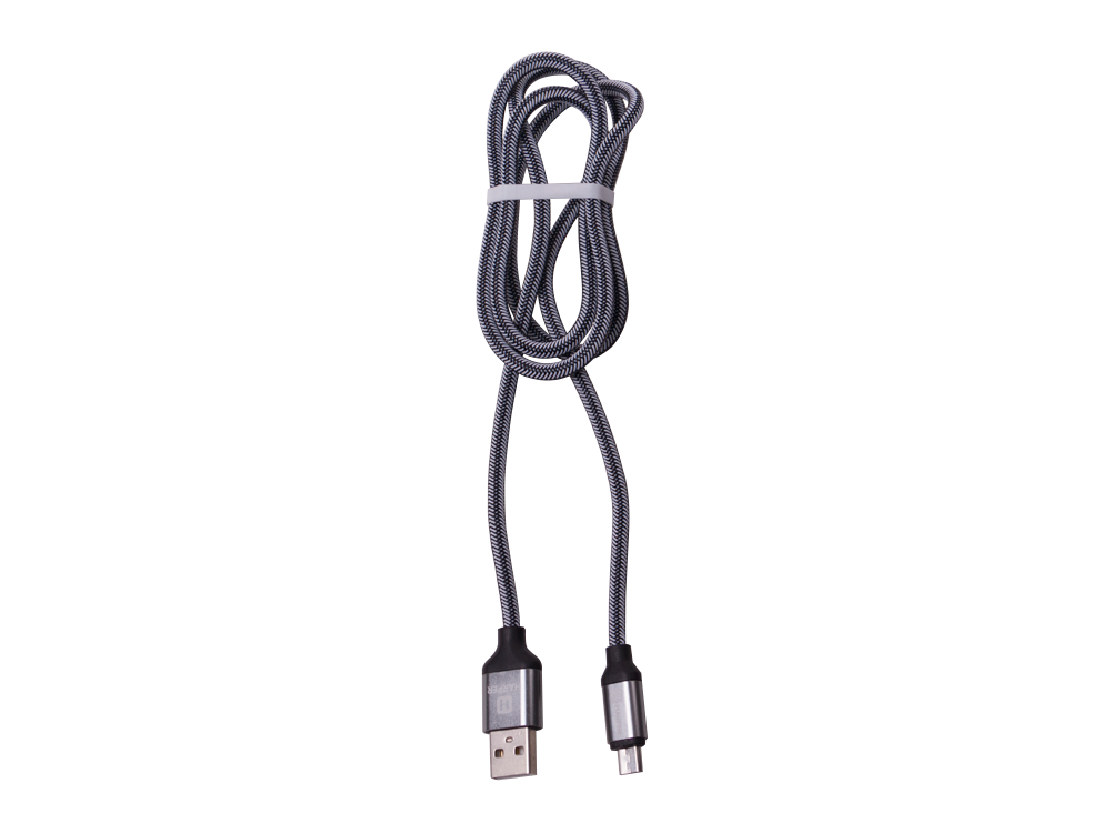 Кабель Harper USB - microUSB, BRCH-310 SILVER (1м, способны заряжать устройства до 2х ампер)