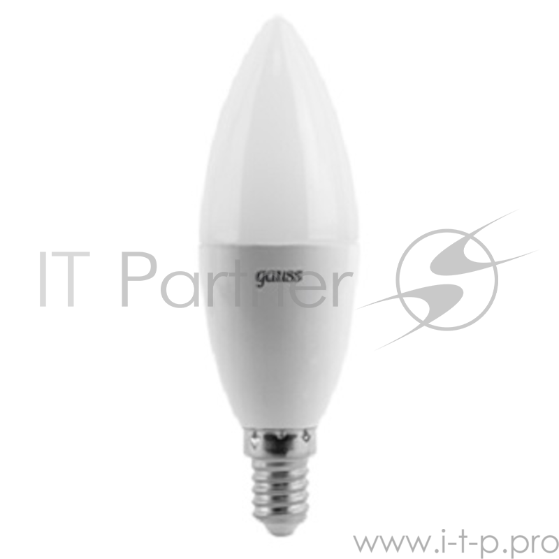 GAUSS Светодиодные лампы GAUSS 103101107 Светодиодная лампа LED Свеча E14 6.5W 520lm 3000К 1/10/100