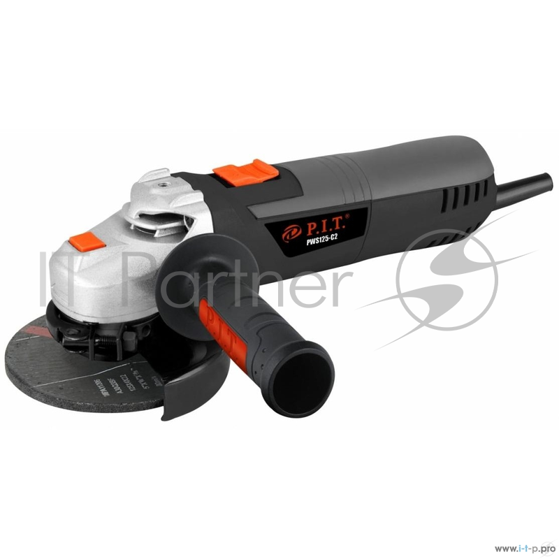 Шлифовальная машина P.I.T Шлифмашина угловая PWS125-C2 МАСТЕР (125мм, 1050Вт, короткая ручка) PWS125-C2