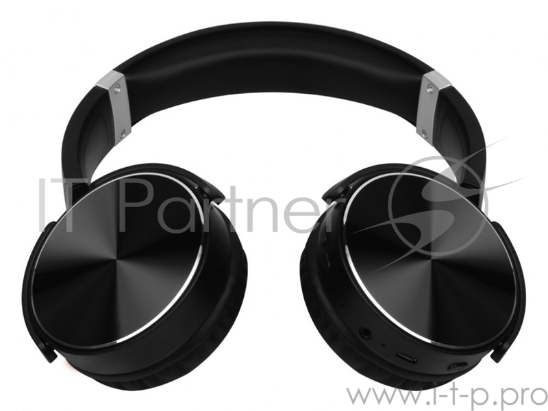 Наушники HARPER HB-217 black {Bluetooth 4.1 Поддержка MicroSD карт AUX Частотный диапазон: 20 Гц-20 КГц Чувствительность: 105 дБ ± 3 дБ}