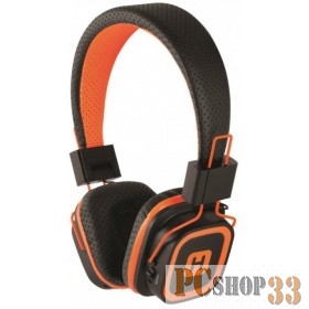 Наушники HARPER HB-311 orange {Bluetooth 4.0 Поддержка карт MicroSD Воспроизведение MP3 Частотный диапазон: 20 Гц-20 КГц Сопротивление: 32 Ом}