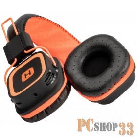 Наушники HARPER HB-311 orange {Bluetooth 4.0 Поддержка карт MicroSD Воспроизведение MP3 Частотный диапазон: 20 Гц-20 КГц Сопротивление: 32 Ом}