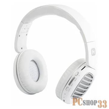 Наушники HARPER HB-415 white {Bluetooth наушники-гарнитура Поддержка MicroSD карт Встроенный MP3 плеер Bluetooth версия 4.2}