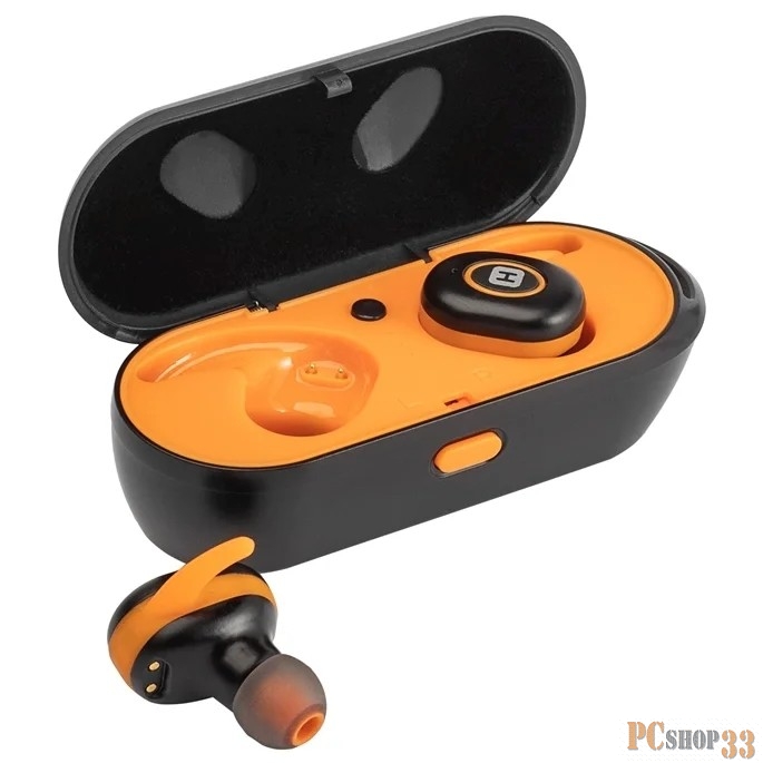 Наушники HARPER HB-510 orange {беспроводные, Встроенный микрофон, Частотный диапазон 20 Гц-20 КГц, Сопротивление: 32 Ом}