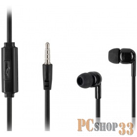 Наушники HARPER HV-106 black {Чувствительность: 105dB±3dB Сопротивление: 32? Частотный диапазон: 20-20000Hz Длина кабеля: 1.2m}