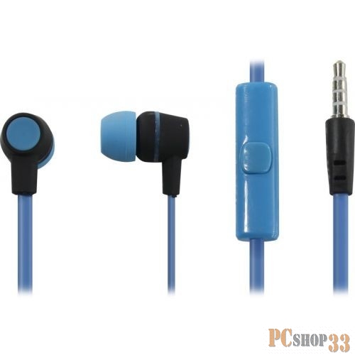 Наушники HARPER HV-107 blue {Чувствительность: 105dB±3dB Сопротивление: 32? Частотный диапазон: 20-20000Hz Длина кабеля: 1.2m}