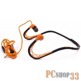 Наушники HARPER HV-303 orange {Чувствительность: 98±3 дБ/В Частотный диапазон: 20 Гц~20 кГц Сопротивление: 32 Ом.}