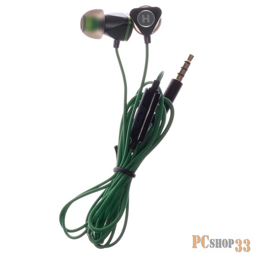 Наушники HARPER HV-501 green {Чувствительность: 96 дБ/В, 20 Гц~20 кГц, Сопротивление: 16 Ом}