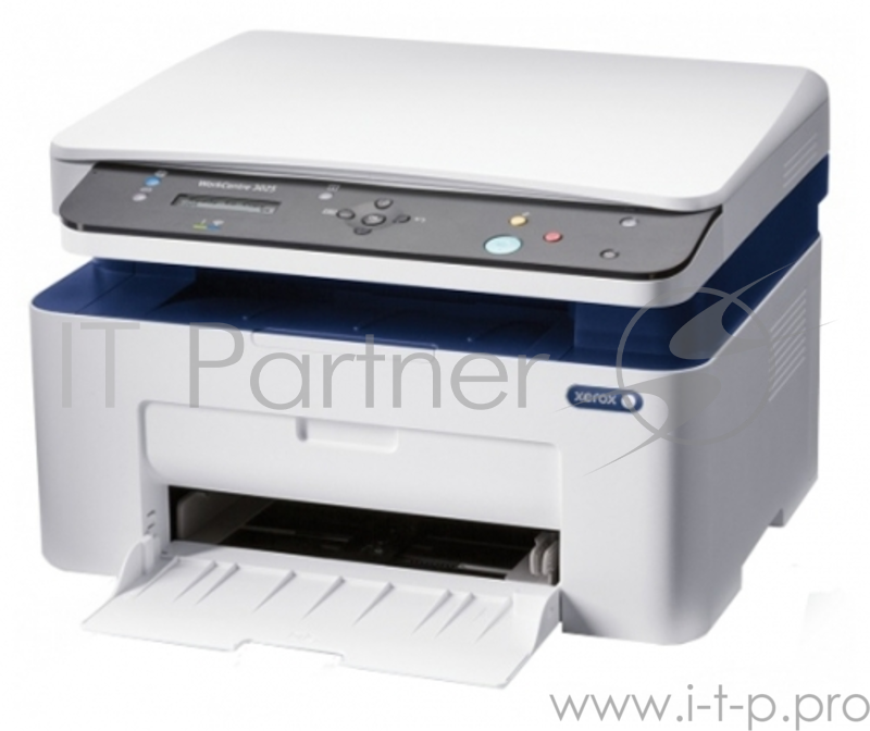 Копировальный аппарат Xerox WorkCentre 3025V_BI {A4, Laser, P/C/S, 20 ppm, max 15K pages per month, 128MB, GDI, USB, Wi-Fi} WC3025BI#