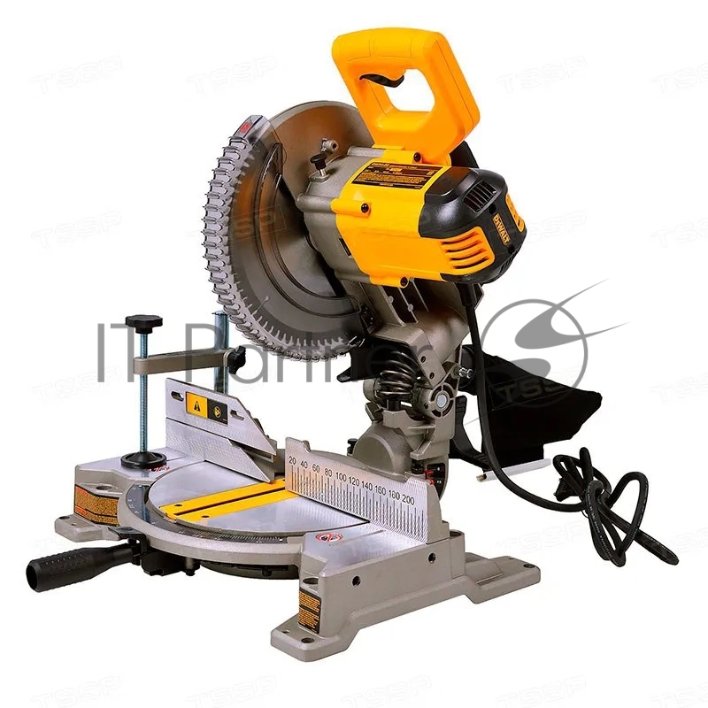 Пила, лобзик DeWalt DW714 Пила торцовочная DW714 {1650Вт,диск 254х30мм4600об/минпропил при 90град 89х130мм45град 91ммвес 13.1 кг)