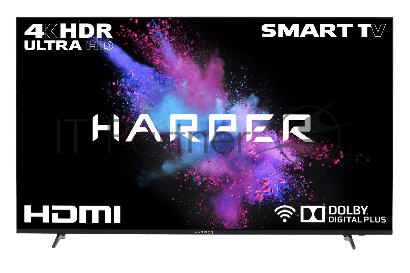 телевизоры HARPER 50U750TS {Ultra HD 4K (3840 x 2160) Наличие цифрового тюнера: T2/S2 SMART Габариты упаковки (ШГВ): 1240x175x750 Объем, м3: 0,1628 Вес, кг: 16,36}