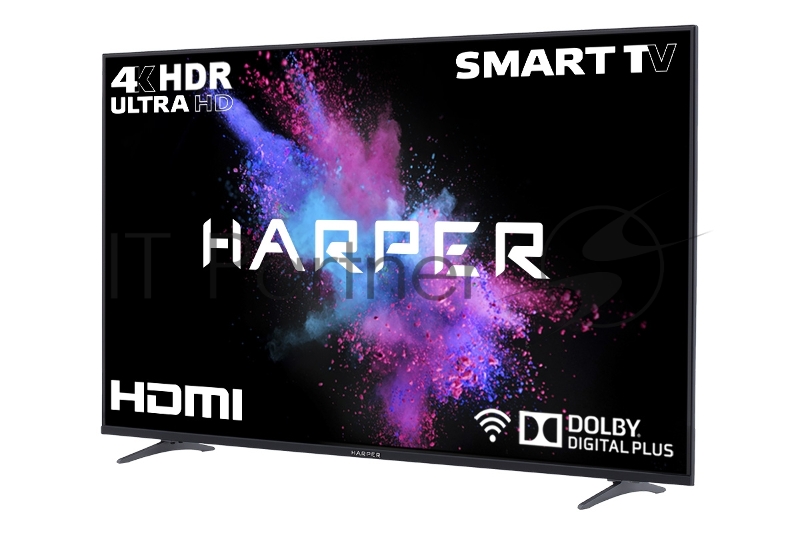 телевизоры HARPER 50U750TS {Ultra HD 4K (3840 x 2160) Наличие цифрового тюнера: T2/S2 SMART Габариты упаковки (ШГВ): 1240x175x750 Объем, м3: 0,1628 Вес, кг: 16,36}