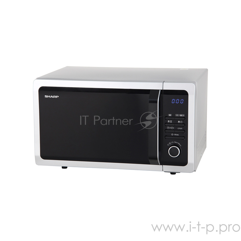 Микроволновая Печь Sharp R-7852RSL 25л. 900Вт серебристый/черный
