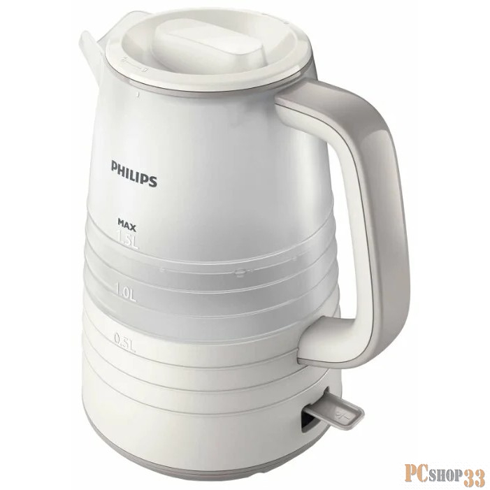 Чайник электрический Philips HD9335/31 1.5л. 2200Вт серый/белый (корпус: пластик)